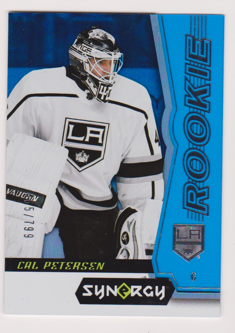 2018-19 Synergy Blue #42 Cal Petersen 465/799 (image for) 2018-19 Synergy Blue #42 Cal Petersen 465/799